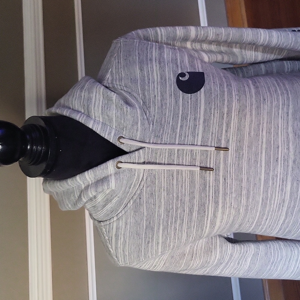 CARHARTT Women's Clarksburg Hoodie Size Medium Shadow Space Dye - Picture 2 of 7